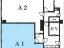 ７A１間取り図【田村町ビル】