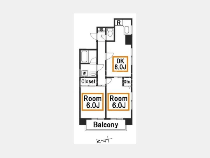 間取り図【ジャコワ東日本橋マンション】