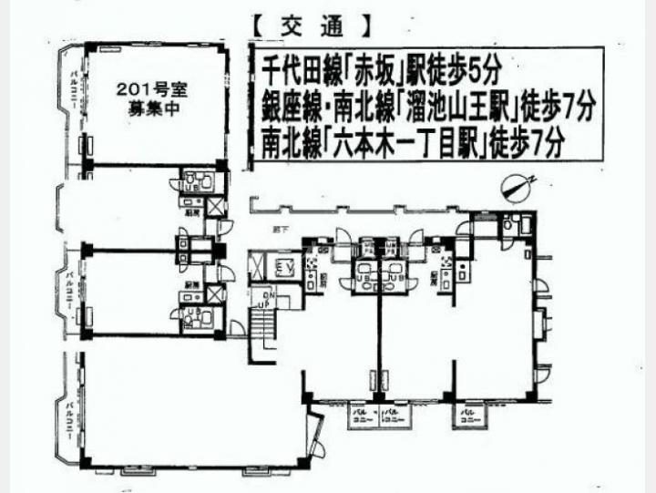 間取図　【氷川アネックス2号館】