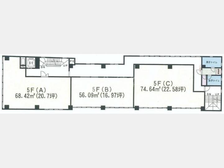 ５F間取り図【ニュートヨビル】 