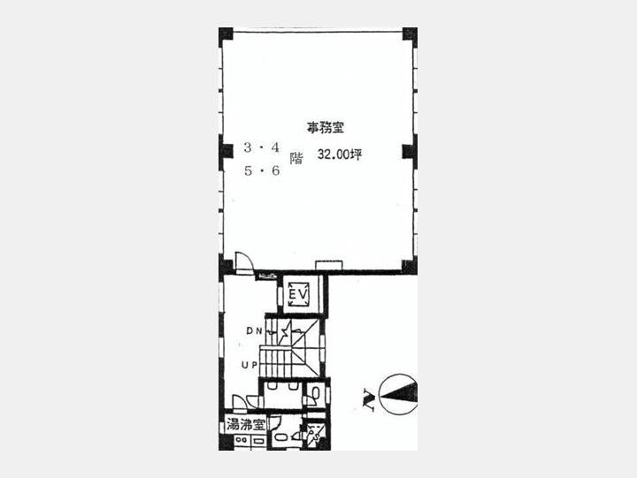 1フロア1部屋・5F【第２神明ビル】