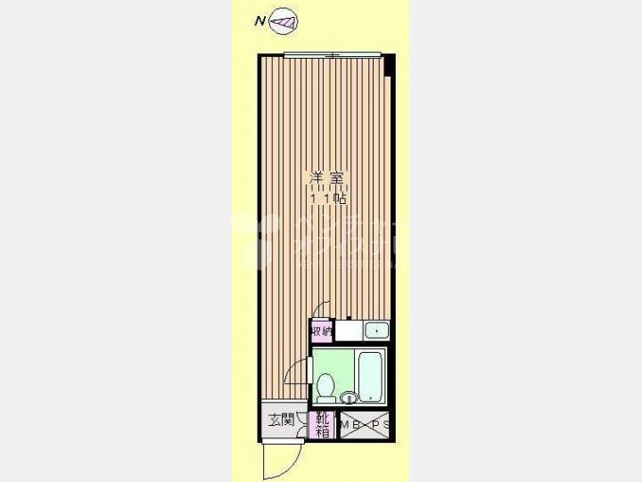 間取図　【朝日六番町マンション】