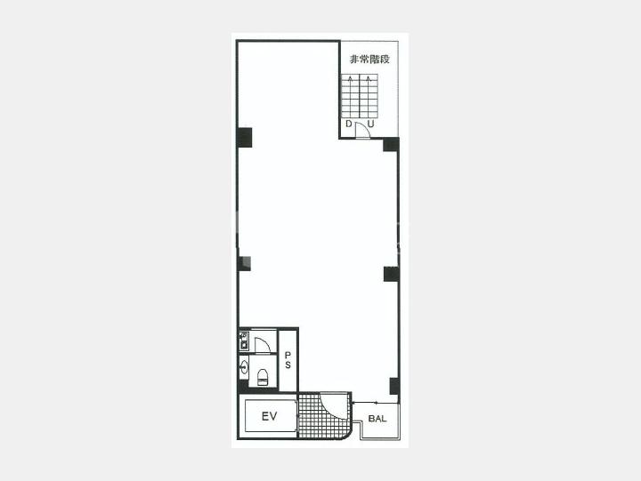 ５F間取り図【ＳＡＮＷＡＧＩＮＺＡビル】