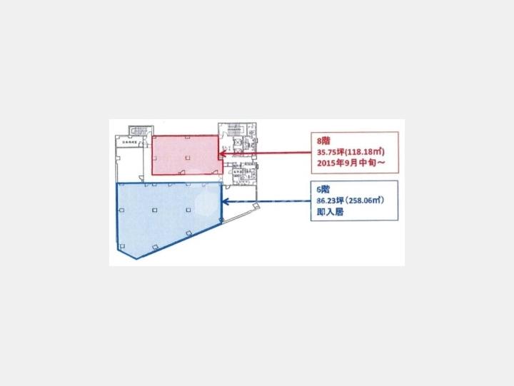 8階間取り図 【東池袋ビル】