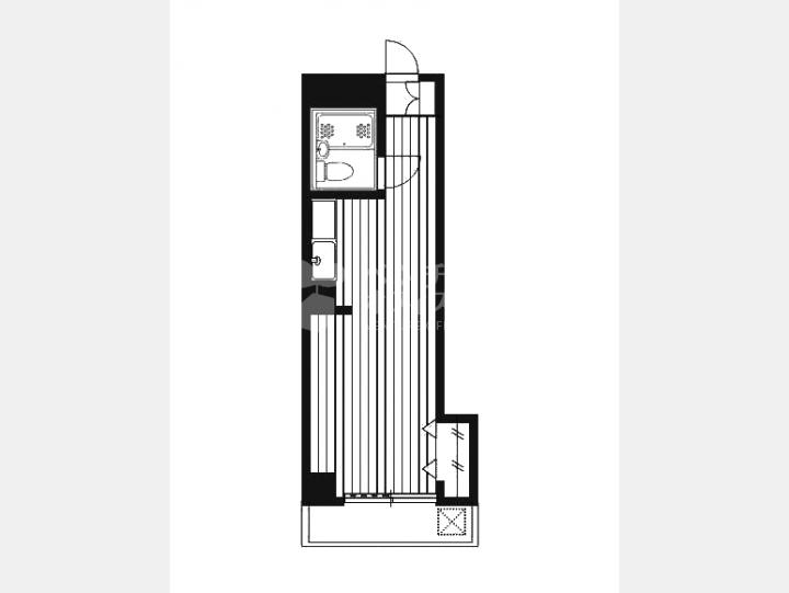 ５０２間取図　【シャトレー新宿御苑Ⅰ】