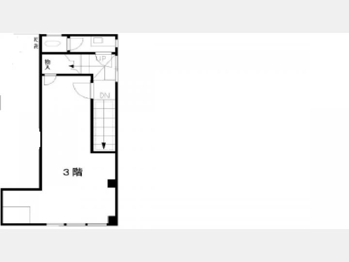 3階平面図【荻野ビル】