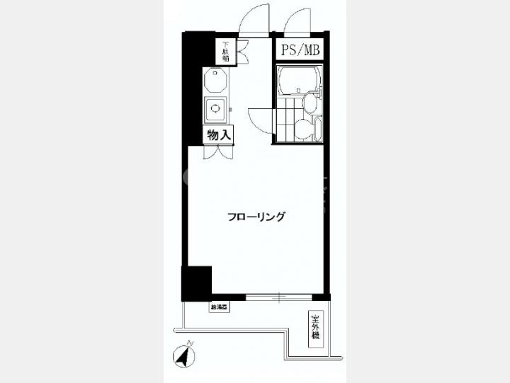 SOHOマンション間取り【フォンテ青山　705号室】