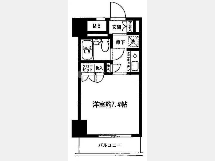 間取り図【シーアイマンション立教前】