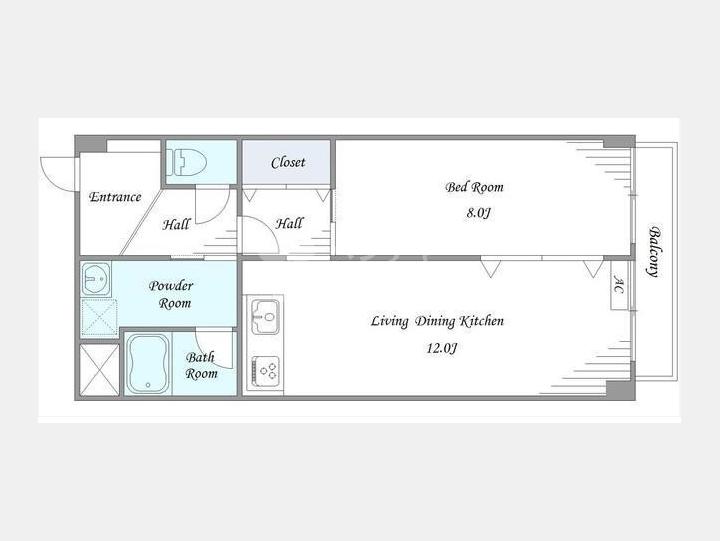 SOHOマンション間取り【秀和南青山レジデンス　6階】