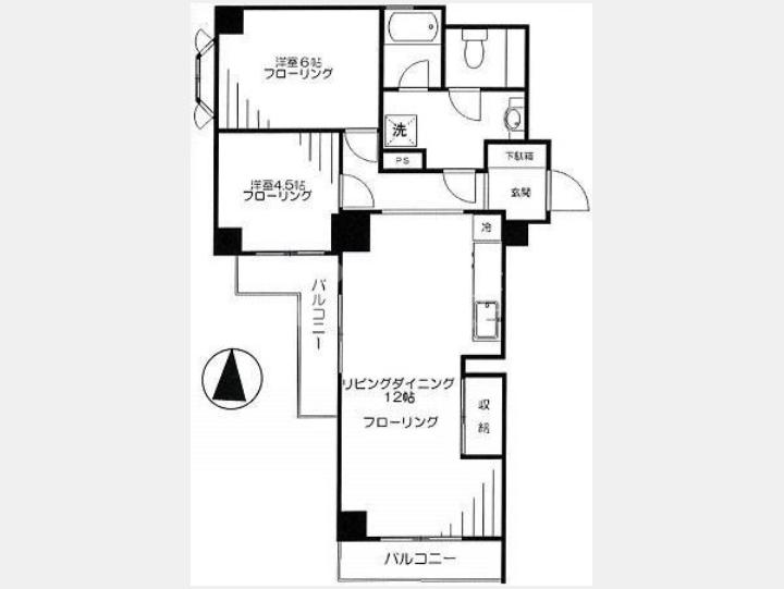 間取り図【パセオ青山】