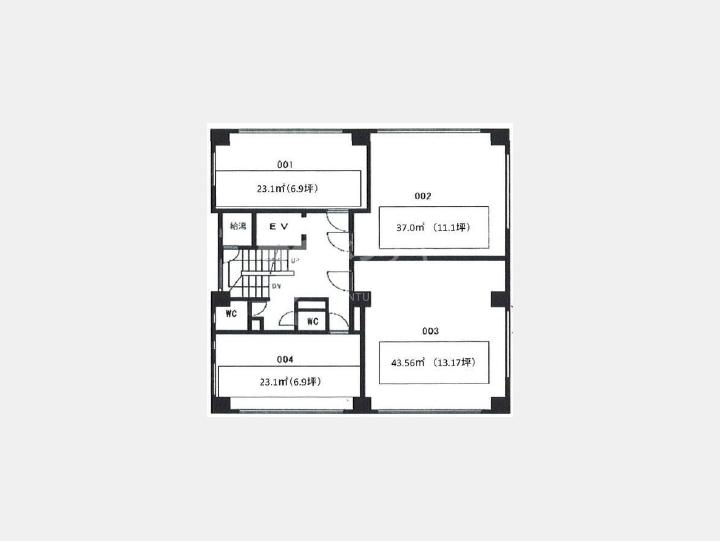 間取り図【八丁堀ビル】