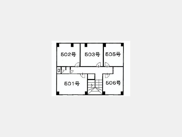 ５０5間取り図【東興ビル】