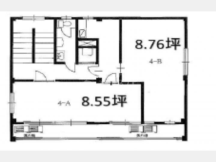 4Ｂ間取り図【都第一ビル】