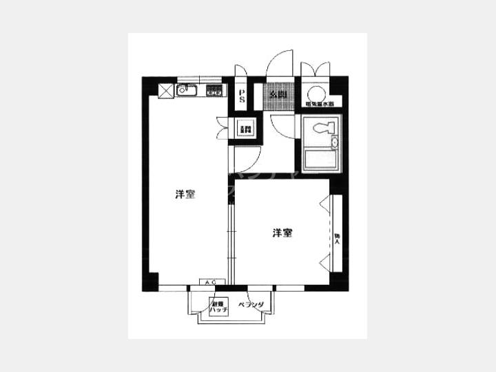 間取図　【サンモール道玄坂】