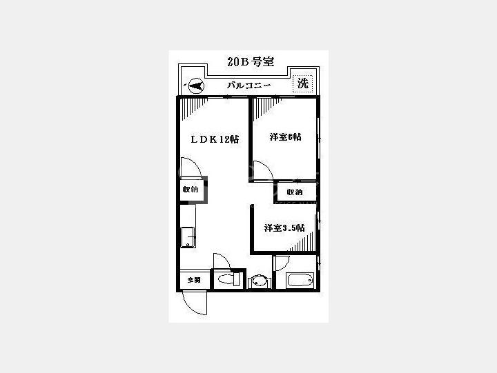 間取図　【コーポラス芹澤】