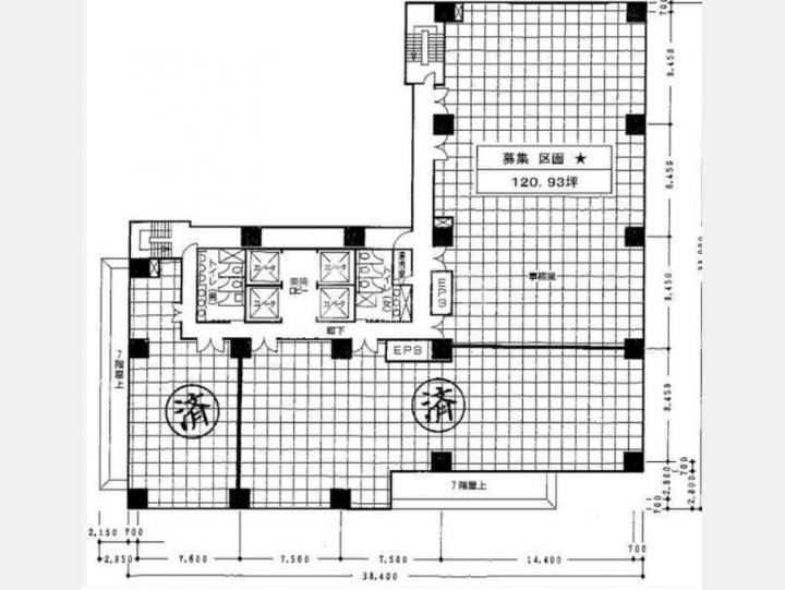 １３０１間取り図【西新宿パークウエストビル】