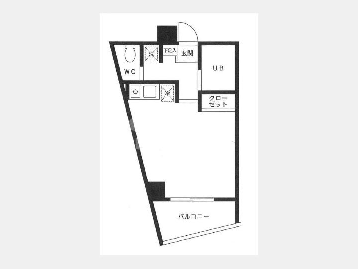 ３０３間取り図【トキワマツユープレイス】