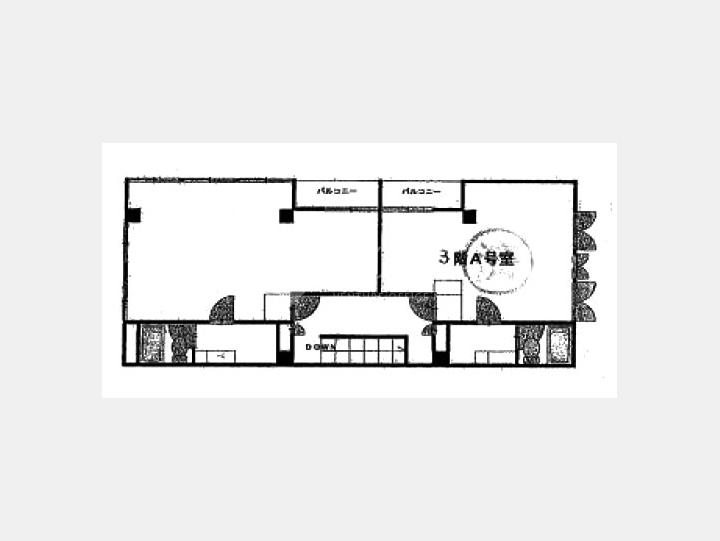 ３B間取り図【原宿カトウビル】