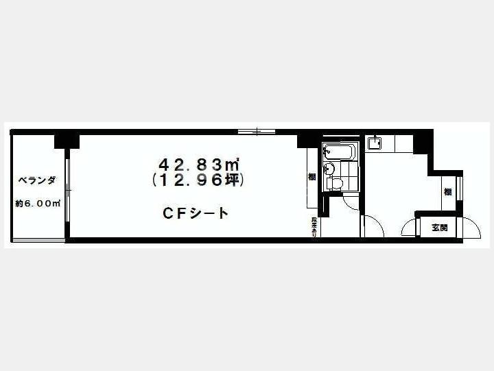 間取り図【ハニー小伝馬町ビル】