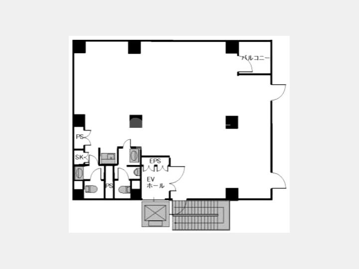 ４F間取図　【第一登茂ビル】