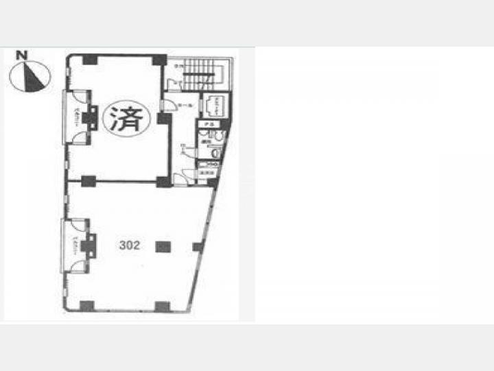 302平面図【共和ホームズ延寿御茶ノ水ビル】