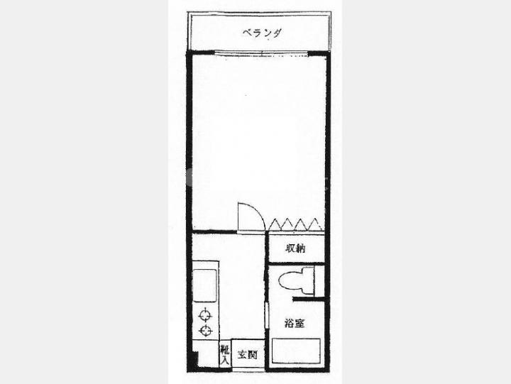 ４０６間取り図【原宿第２コーポ】