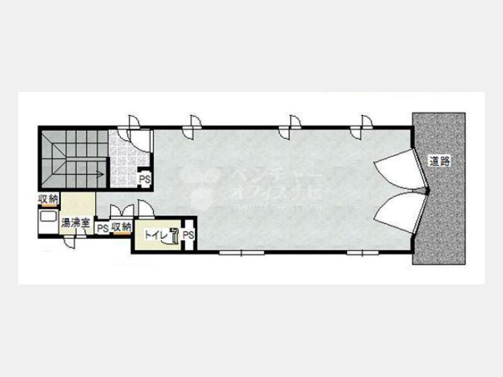 ３F間取り図【ナカタビル】