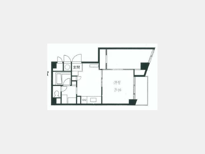 間取図　【ハイツ赤坂】