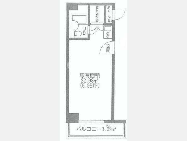 間取図　【新宿御苑前マンション】