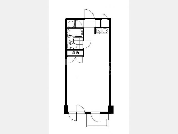 ２０５間取り図【千駄ヶ谷シルクハイツ】