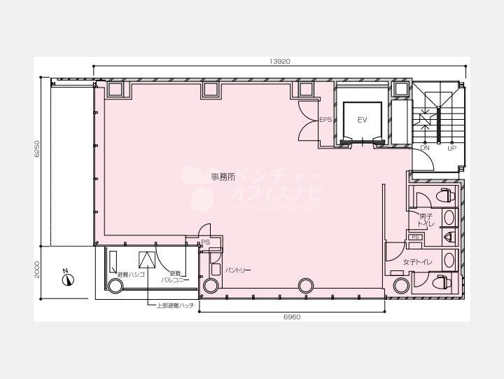 間取図　【神保町PR-EX】