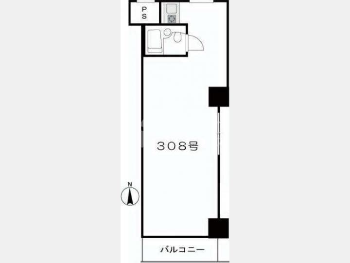 間取図　【プラザ西新宿】