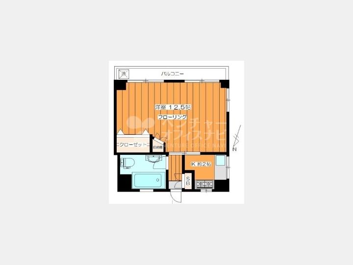 SOHOマンション間取り【プラネット赤坂 201号室】