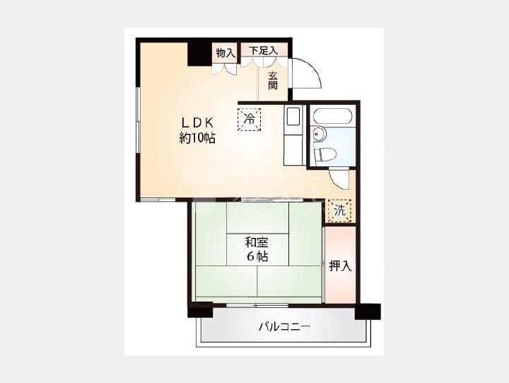 204間取り図【パレヤソジマ】