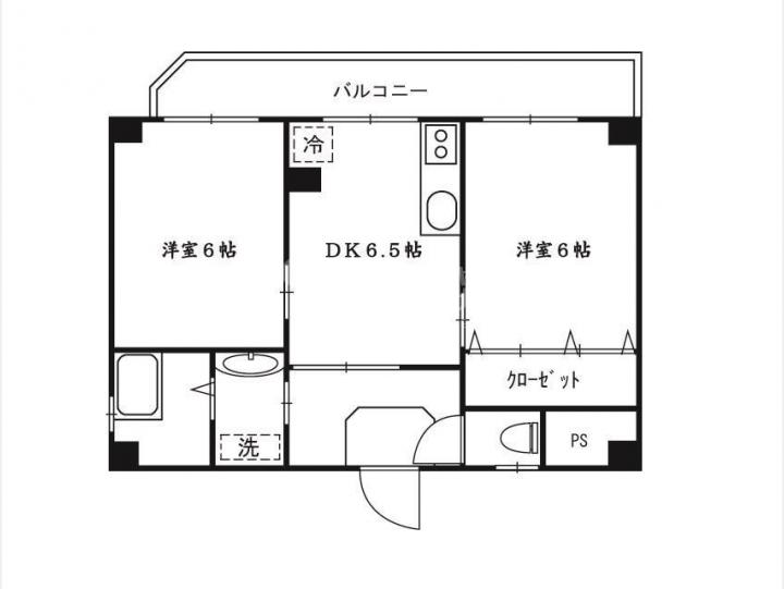 ４０４間取り図【渋谷アジアマンション】