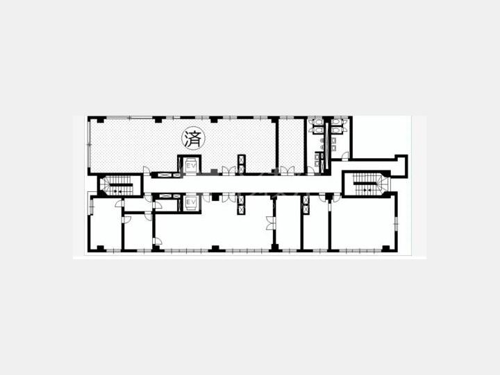 １０F間取り図【新宿Ｑフラットビル】