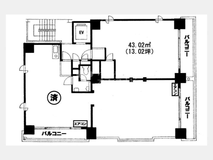 【ブリリアンス日本橋四番館】間取り図