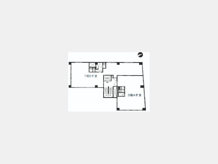 5A間取り図【六本木インターナショナルビル】