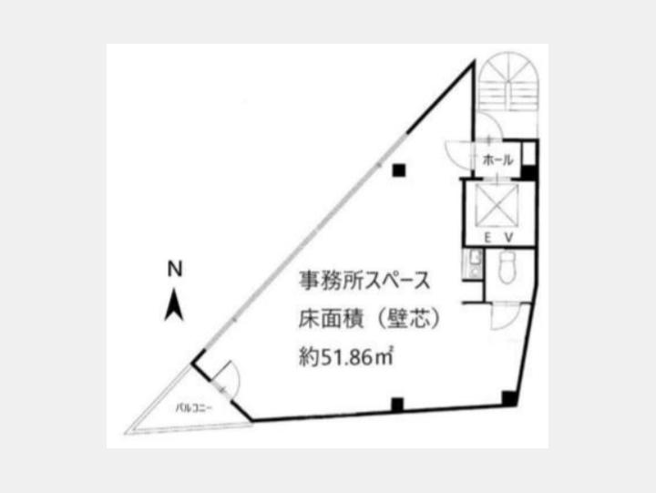 間取図　【トライアングルビル】