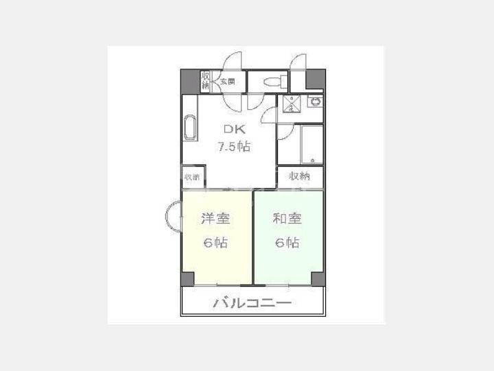 306間取り図【ハイツオーエド】