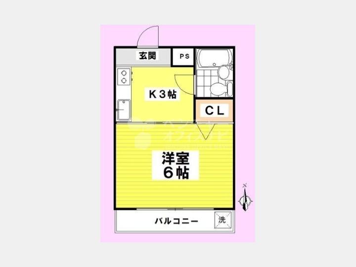 間取り図 【あかねコーポ】