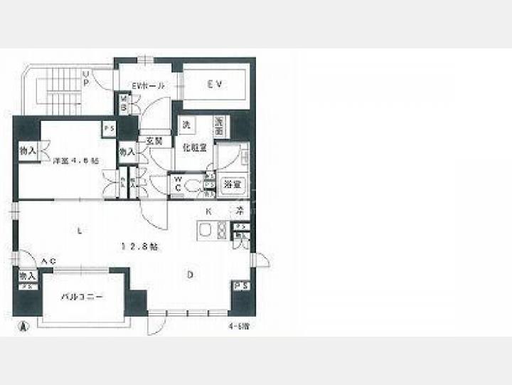 7-10階平面図【ビアンコ四谷】