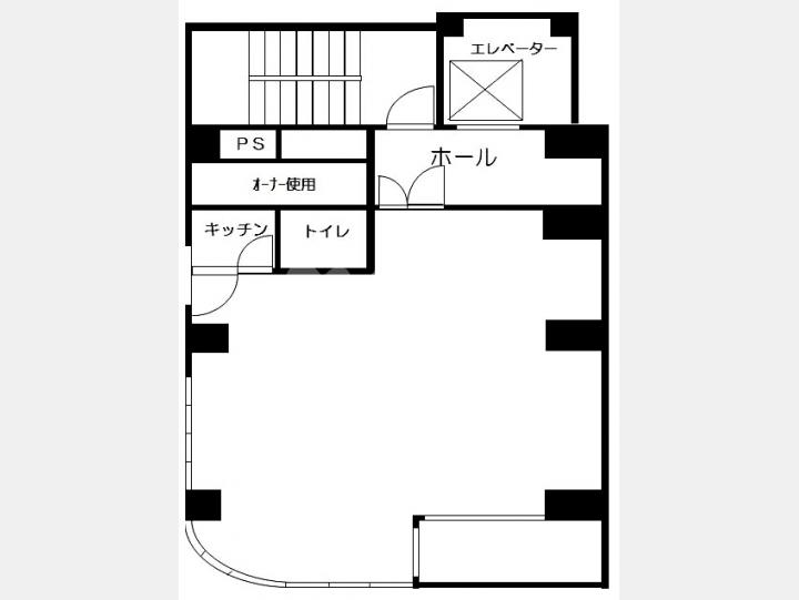 ３F間取り図【カサイビル】