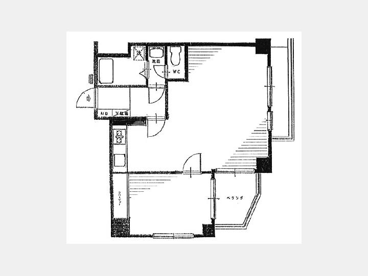 ５F間取り図【原宿グリーンハイツ】