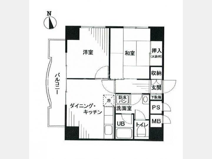 1101間取り図【センチュリーメモリアル島津山】