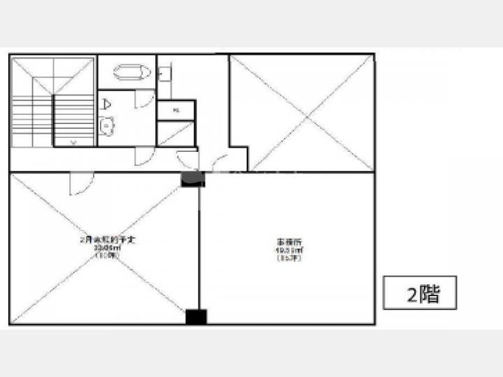 2階間取り図【都第一ビル】