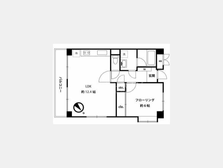 間取り図【シャングリラ代々木】