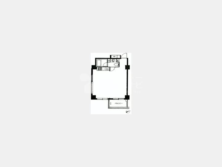 【明石町ツインクロス】間取り図