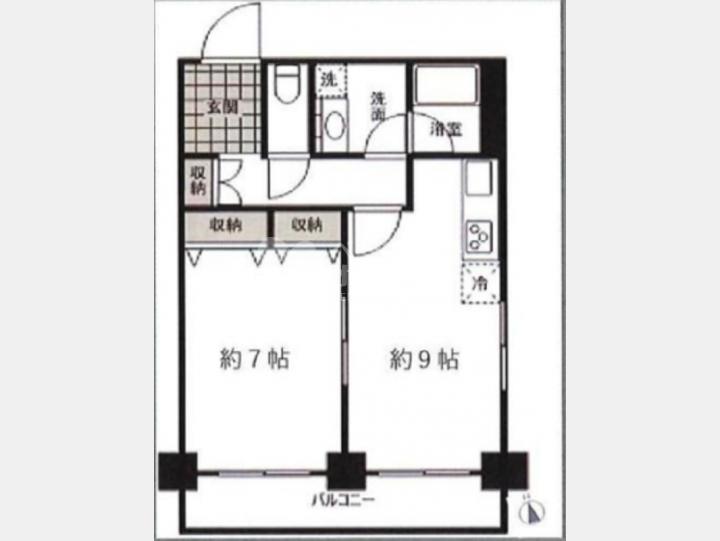 SOHOマンション【メゾン・ド・ヴィレ　503号室/フリーレント1ヶ月】