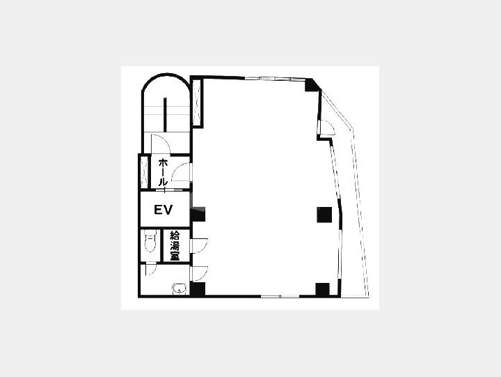 ６F間取り図【橋口ビル】